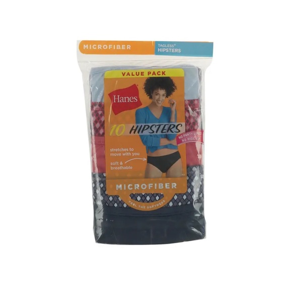 Hanes Intimates And Sleepwear Hanes Cool Comfort Microfiber Hipsters Panties Poshmark